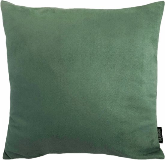 Sierkussen Suedine Groen | 45 x 45 cm | Suedine/Polyester