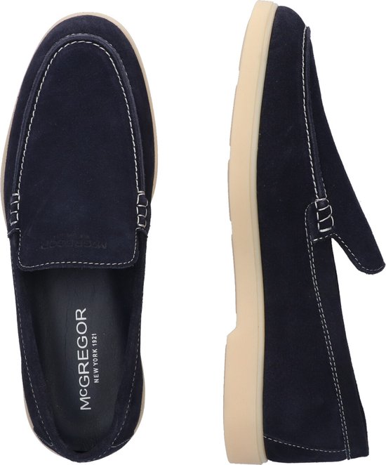 McGregor - Heren Instappers Loafer Lewis Navy - Blauw - Maat 45