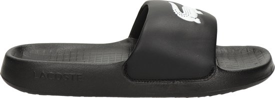 Slippers Lacoste Serve Slide 1.0 pour hommes - Zwart/ Wit - Taille 43