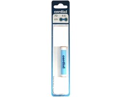 Cordial - Schoenveters - zwart dik fijn geweven - veterlengte 90 cm 5-7 gaatjes