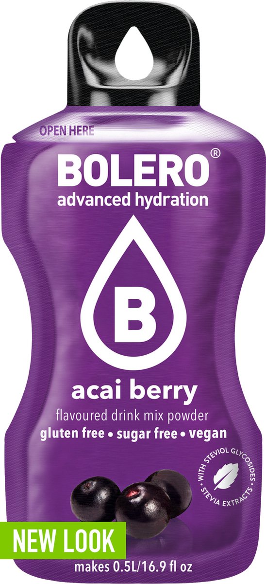 Bolero Suikervrije Limonade Sticks Acai Berry