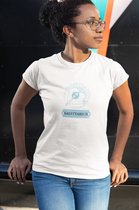 Shirt - Sagittarius - Wurban Wear | Grappig shirt | Sterrenbeeld | Unisex tshirt | Astrologie | Zodiac signs | Horoscoop | yoga | Wit