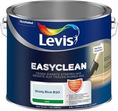 Levis EasyClean - Peinture de mélange contre les rayures noires - Mat - Shady Blue B10 - 2,5 L