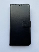 Geschikt voor Samsung Galaxy A52 boekhoesje zwart - portemonnee hoesje met kaarthouder en magneetsluiting