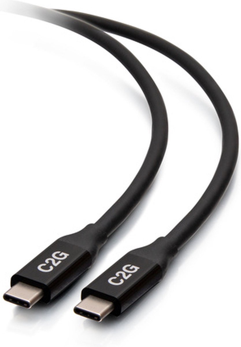 C2G 1m USB-C®-kabel mannelijk naar USB-C mannelijk (20V 5A) - USB4® 40Gbps