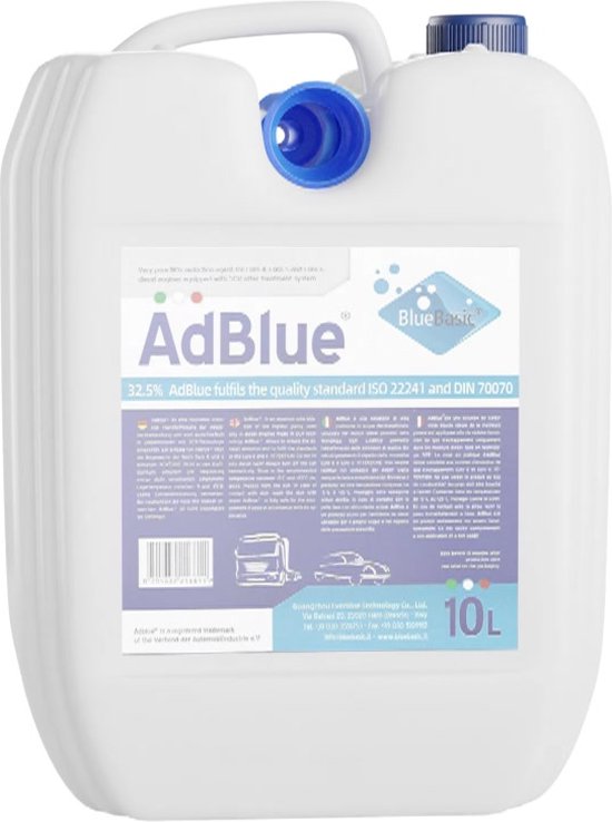 BlueBasic - Pack Duo - AdBlue - Offre de 2 Jerricans 10L avec entonnoir |  bol.