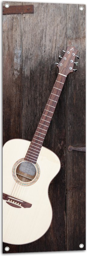 Rond De Gitaar Kerstboomversiering | Houten Rockgitaar