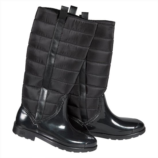 XQ - Bottes de pluie pour femmes Femme - Fashion - PVC - Zwart - Bottes de pluie hautes