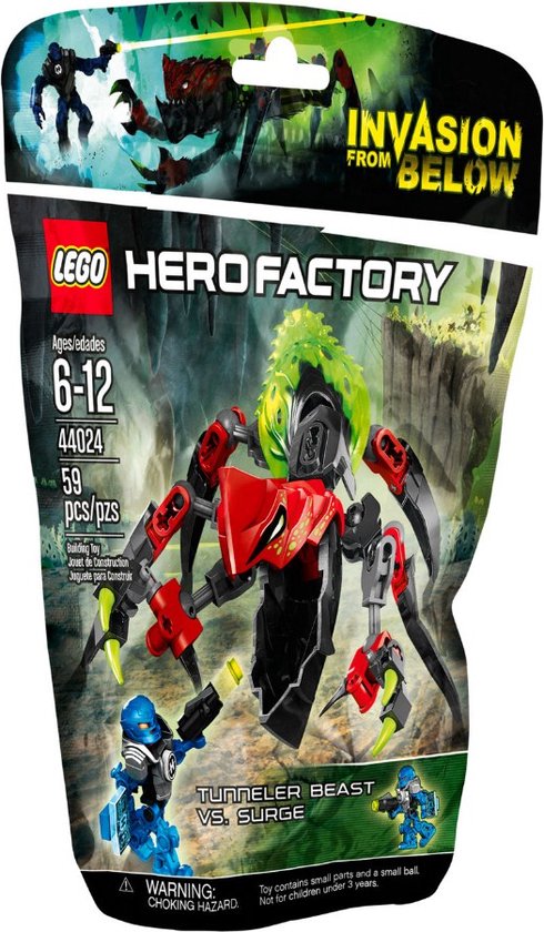 LEGO Hero Factory TUNNELBEEST vs. SURGE - 44024