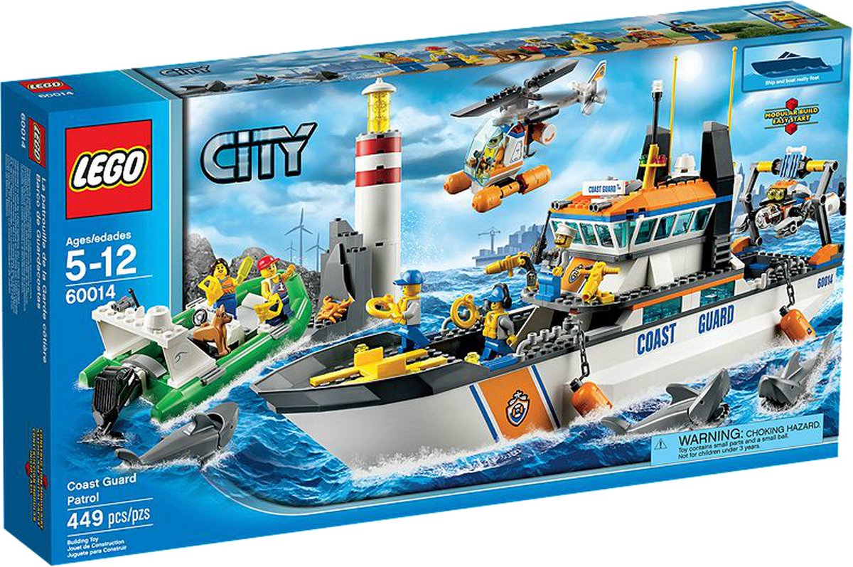 LEGO City Kustwacht Patrouille - 60014 | bol.com