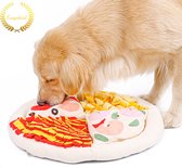 Fuegobird Tapis de fouille - Pizza Sniffing Mat - Amovible - Coussin pour chien - speelgoed sonores - 50CM