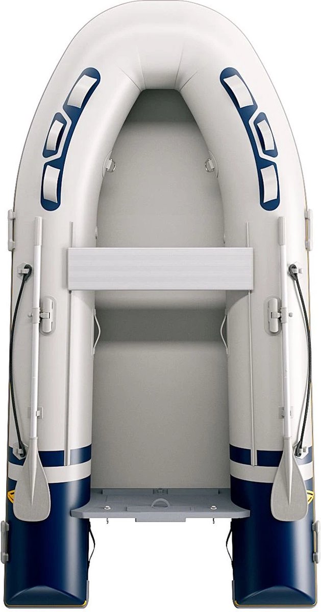 YellowV Rubberboot - Opblaasbare boot met Airdeck bodem 2,3M - Licht, Compact en Gemakkelijk op te slaan