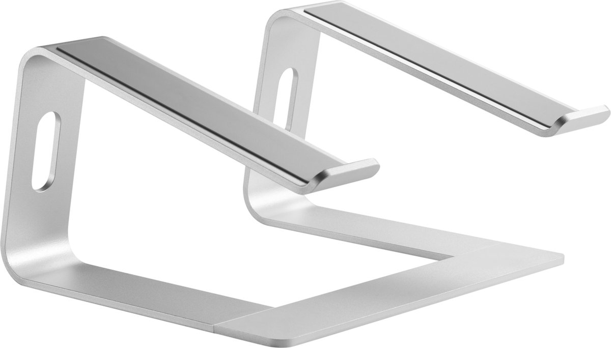 IVONO® Laptop Standaard Verhoger | Strak Aluminium - Luxe Ergonomisch Design - Laptophouder - Zilver