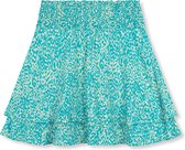 Refined Department - Dames Woven Rufle rok STERRE - turquoise - maat S