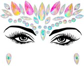 Face jewels - glitters gezicht - body jewels - face tattoo - festival - glitter - Boho - Kristal