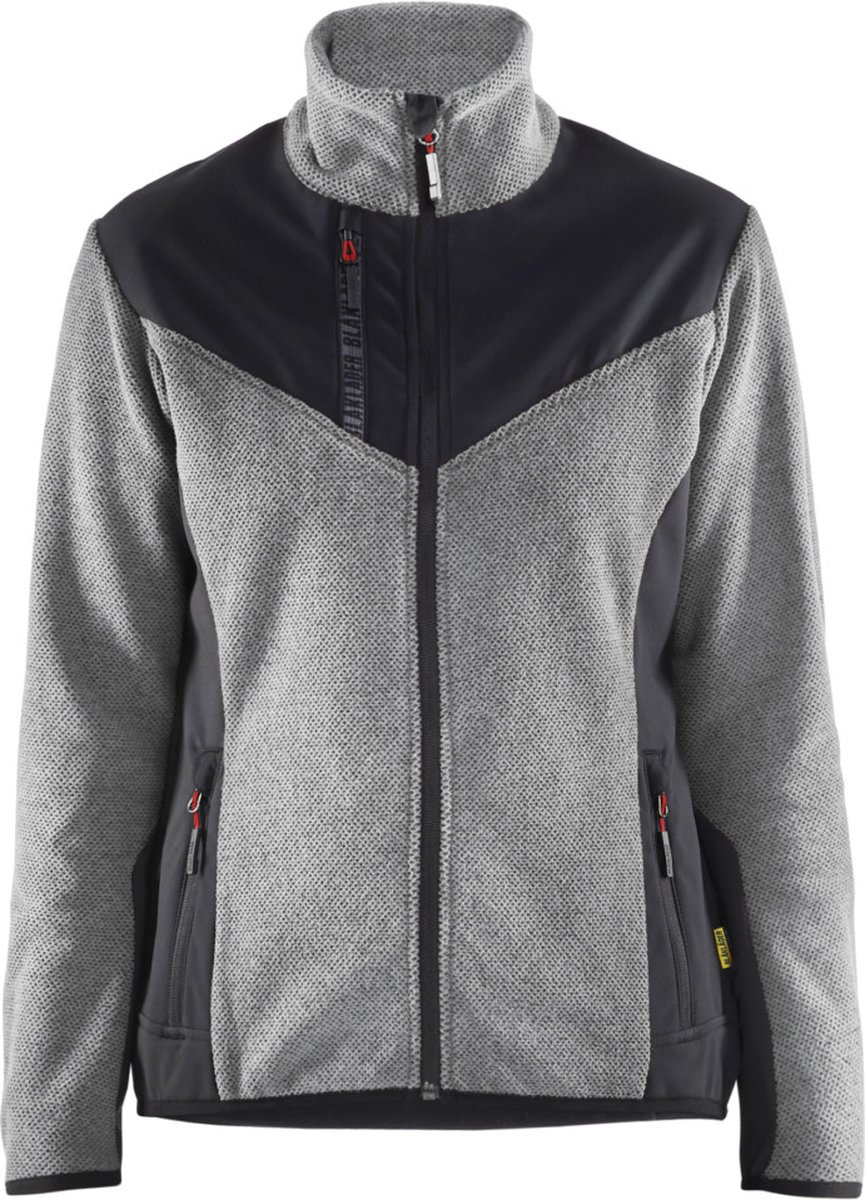 Blaklader 5943-2536 Dames gebreid vest met softshell mêlee Zwart