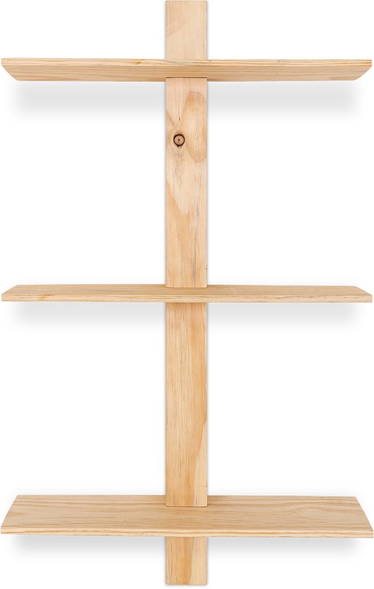 Artichok Mees houten wandplank naturel - 55 x 72 cm