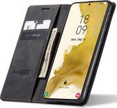 Hoesje geschikt voor Samsung Galaxy S23 - Book Case Leer Slimline Zwart