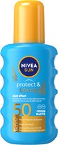 2x Nivea Sun Protect & Bronze Zonnespray SPF 50 200 ml
