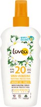 2x Lovea Sun Zonnebrand Spray SPF 20 150 ml