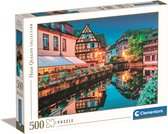 Clementoni - Puzzle 500 pièces Collection Haute Qualité 35147 Vieille Ville de Strasbourg, Puzzle pour Adultes et Enfants, 14-99 ans, 35147
