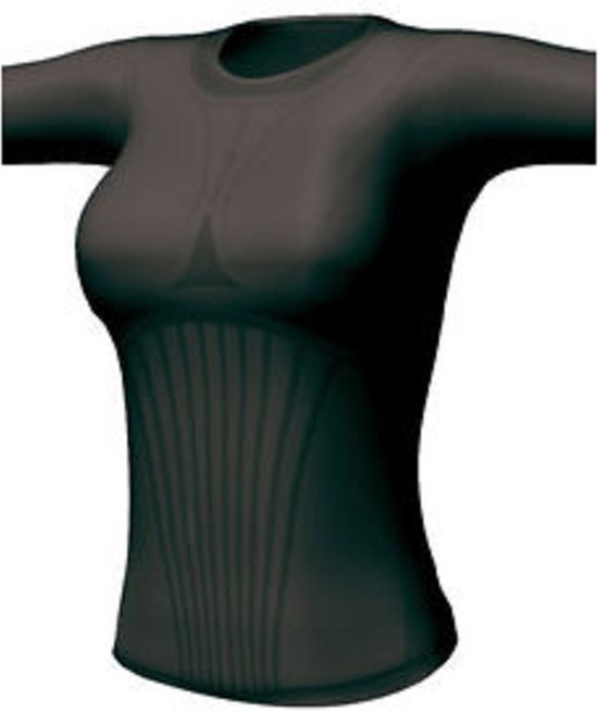 Diadora - Hidden Power Plus - T-shirt sport - Femme - Zwart - Taille XS/ S