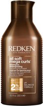 Redken All Soft Mega Curls Shampoo – Voedende shampoo voor krullen en kroeshaar – 300 ml