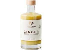 BLOND & BROWN - PUUR GEMBERSAP BIO (500ML) - Gembershot - Gemberthee - Gemberdrank - Suikervrij