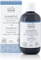 Shampooing Neutral sans parfum pour personnes allergiques et cuir chevelu sensible - bio - hypoallergénique pour tout type de cheveux - pour usage fréquent - 250 ml - Officina Naturae