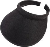 Clip pare-soleil casquette à large bord couleur noir taille unique