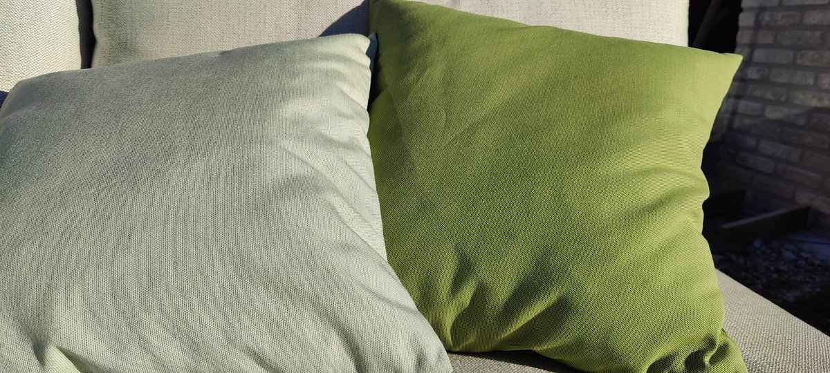 Buitenkussen Qush Royal - Sunbrella Lichen | Waterbestendig | kleurvast | vlekbestendig | schimmelwerend - Sierkussens buiten tuin loungekussen / tuinmeubel kussen /tuinkussen / buitenkussens / palletkussen