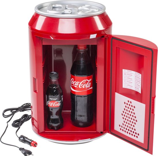 Coca Cola Mini Koelkast - 9,5 Liter - Koelen en Warmhouden - Inclusief Autolader van Mobicool — afbeelding 2