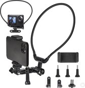 STARTRC Nek Houder Bevestiging geschikt voor GoPro / Action Cameras / Smartphones - Actiecamera accessoires - Telefoon nekbeugel