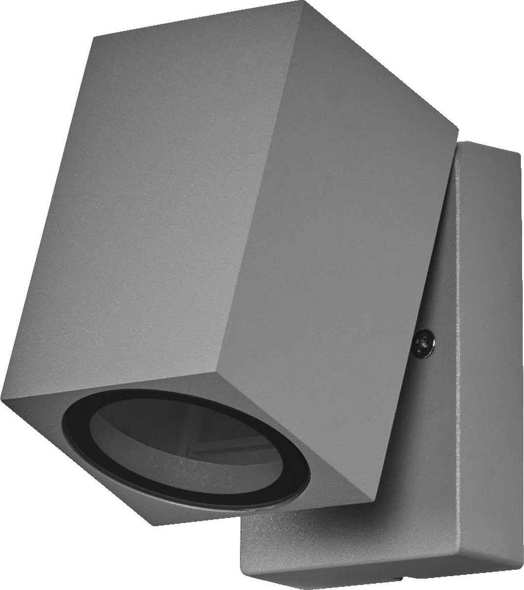 LEDVANCE ENDURA Classic Cube ADJ WALL buiten wandlamp, zilver, GU10 voet (max 35W), kan worden uitgerust met een normale of slimme lamp, richtbare kop, IP44 bescherming