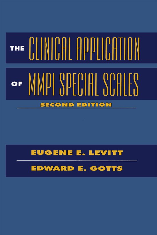 The Clinical Application of MMPI Special Scales - cover