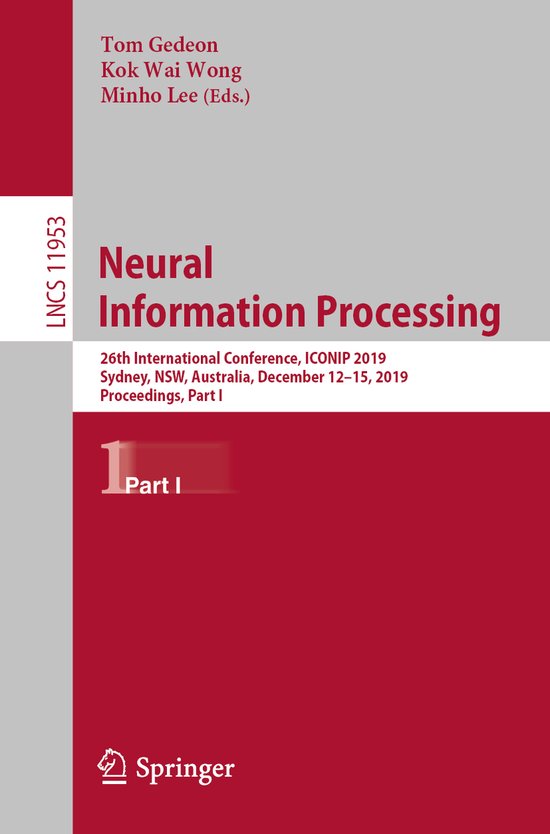 Lecture Notes in Computer Science11953- Neural Information P ... - cover