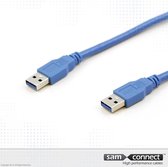 USB A naar USB A 3.0 kabel, 5m, m/m | USB kabel | USB 3.0 | USB datakabel | sam connect