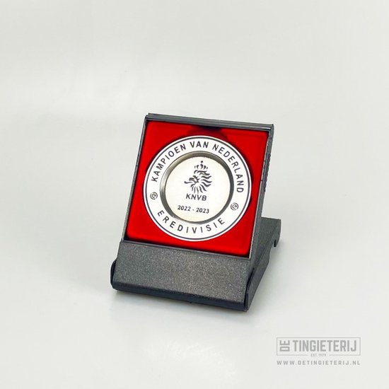Miniatuur Kampioensschaal - Eredivisie 2022/2023 - Feyenoord - Voetbal - Officieel KNVB product - Minischaal - Feyenoord artikelen