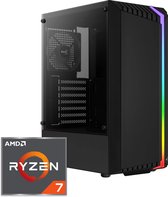 Bol.com Bionic V1 RGB Gaming PC | AMD Ryzen 7 - 5700G | 16 GB DDR4 | 500 GB SSD - NVMe | Windows 11 Pro aanbieding