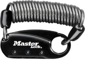 MasterLock - Zwart rugzakslot - 60mm - Met combinatiekeuze - 1551DBLK