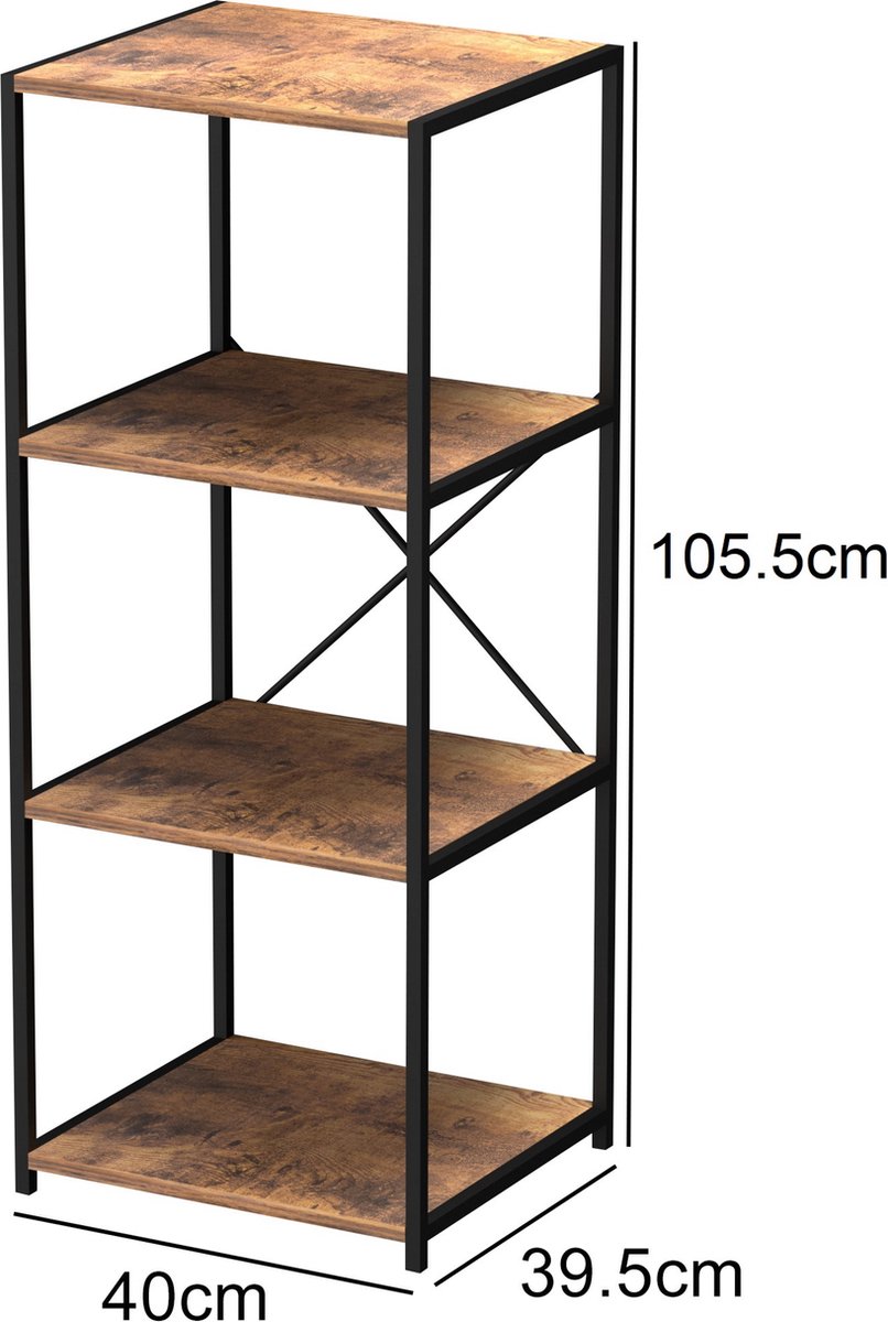 Keukenkast industrieel - keukenrek organizer - 105 cm hoog — cadeau in Cadeau-ideeën - foto 5