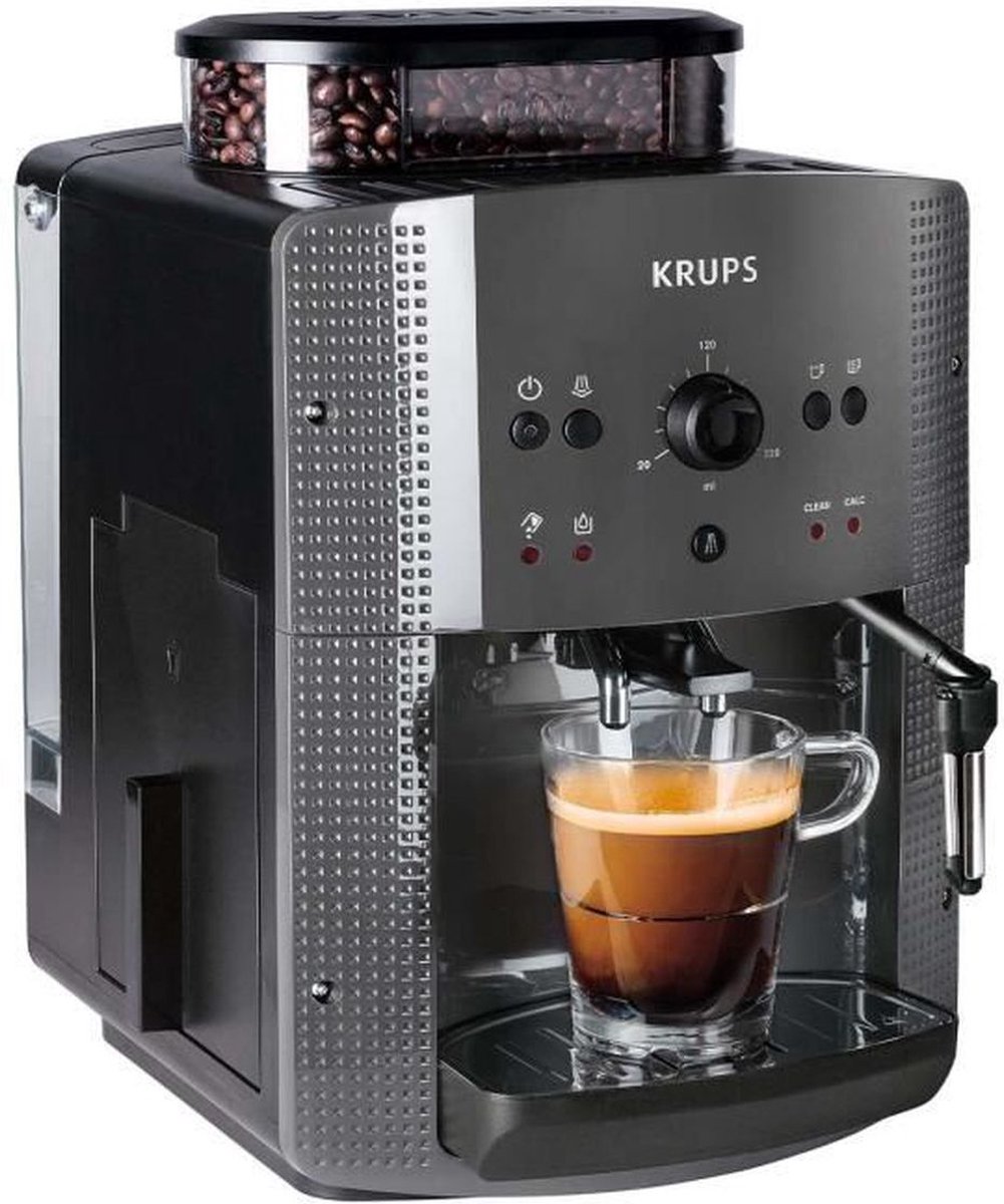 Krups Arabica EA8110 machine à café Entièrement automatique Machine à  expresso 1,7 L : : Cuisine et Maison