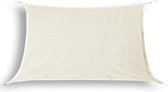 hanSe® Toile d'Ombrage Rectangle Perméable à l'Eau 5x7 m Sun Cloth Creme