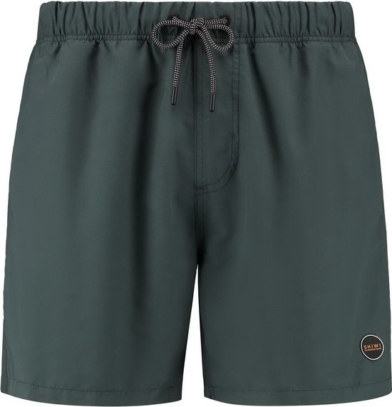 Shiwi - Heren Zwembroek -- Solid Mike - Smokey Green