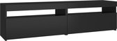 vidaXL - Tv-meubelen - 2 - st - met - LED-verlichting - 75x35x40 - cm - zwart