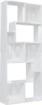 vidaXL-Boekenkast-67x24x161-cm-bewerkt-hout-hoogglans-wit