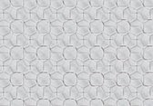 Fotobehang - Vlies Behang - 3D Mozaiek - Geometrie - 254 x 184 cm