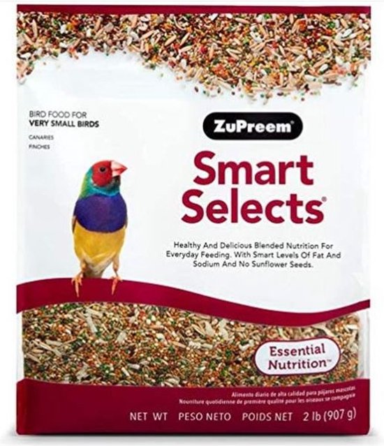 Foto: Zupreem smart selects small birds 900gr