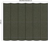 Shadow Comfort Harmonicadoek 2,9x6m Deep Grey incl. bevestigingsset