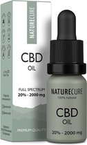 Nature Cure CBD-olie 20% - 2000 mg- Full Spectrum  10 ml